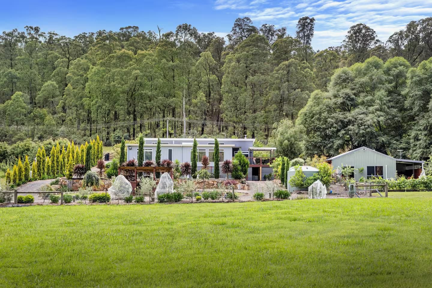 Steavenson River Estate on the Steavenson River, Marysville Victoria
